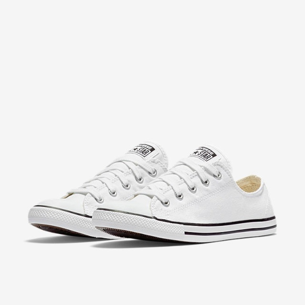 White Low Top Converse